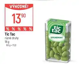 Globus Tic Tac nabídka