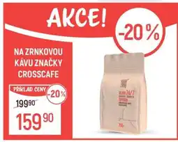 Globus Zrnková káva značky CrossCafe nabídka