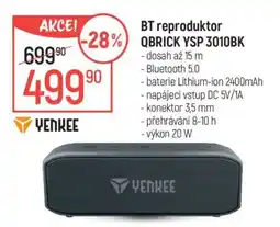 Globus BT reproduktor QBRICK YSP 3010BK nabídka
