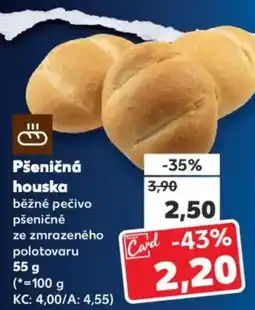 Kaufland Pšeničná houska běžné pečivo nabídka