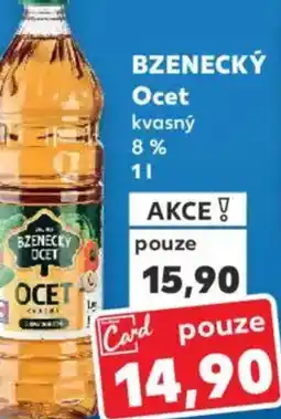 Kaufland BZENECKÝ Ocet kvasný 8% nabídka