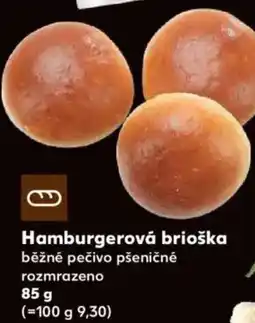 Kaufland Hamburgerová brioška nabídka