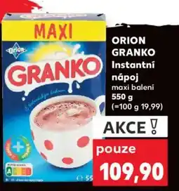 Kaufland ORION GRANKO Instantní nápoj nabídka