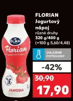 Kaufland FLORIAN Jogurtový nápoj nabídka
