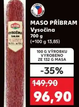 Kaufland MASO PŘÍBRAM Vysočina nabídka