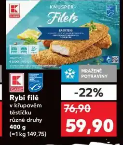 Kaufland Rybí filé nabídka
