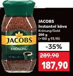 Kaufland JACOBS Instantní káva nabídka