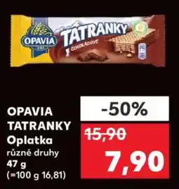 Kaufland OPAVIA TATRANKY Oplatka nabídka