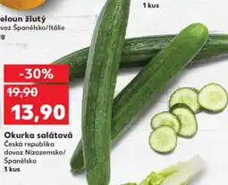 Kaufland Okurka salátová Česká republika dovoz Nizozemsko/ Španělsko nabídka