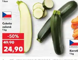 Kaufland Cuketa zelená nabídka