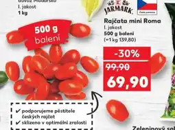 Kaufland Rajčata mini Roma nabídka
