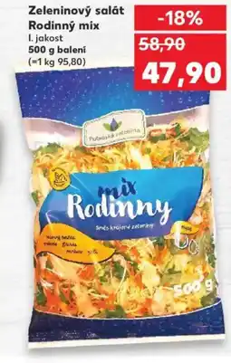 Kaufland Zeleninový salát Rodinný mix nabídka