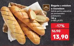 Kaufland Bageta s máslem a česnekem nabídka