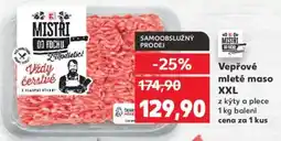 Kaufland Vepřové mleté maso XXL nabídka
