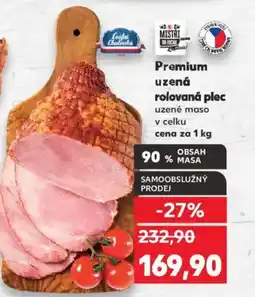 Kaufland Premium uzená rolovaná plec nabídka
