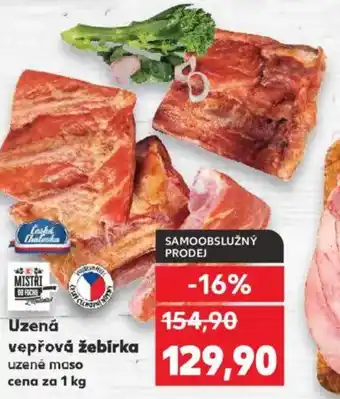 Kaufland Uzená vepřová žebírka nabídka