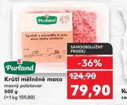 Kaufland Krůtí mělněné maso nabídka
