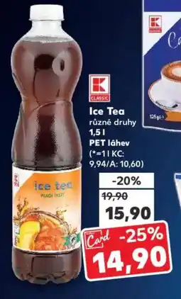 Kaufland Ice Tea nabídka