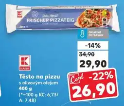 Kaufland Těsto na pizzu nabídka