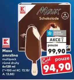 Kaufland Maxx zmrzlina nabídka