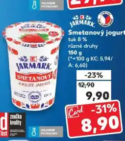 Kaufland Smetanový jogurt nabídka