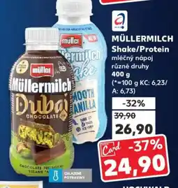 Kaufland MÜLLERMILCH Shake/Protein nabídka