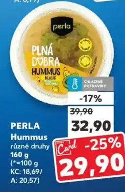 Kaufland PERLA Hummus nabídka