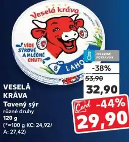 Kaufland VESELÁ KRÁVA Tavený sýr nabídka