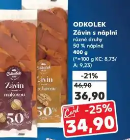 Kaufland ODKOLEK Závin s náplní nabídka