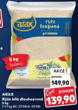 Kaufland ARAX Rýže bílá dlouhozrnná nabídka