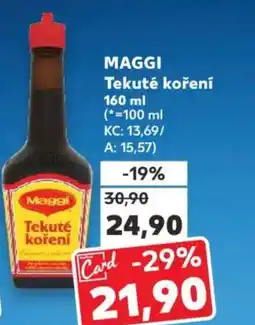 Kaufland MAGGI Tekuté koření nabídka