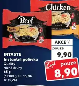 Kaufland INTASTE Instantní polévka Quality nabídka