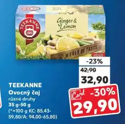 Kaufland TEEKANNE Ovocný čaj nabídka