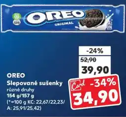 Kaufland OREO Slepované sušenky nabídka