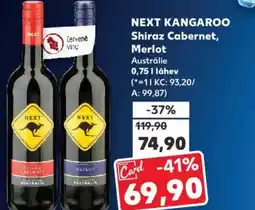 Kaufland NEXT KANGAROO Shiraz Cabernet, Merlot nabídka