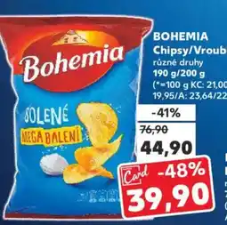 Kaufland BOHEMIA Chipsy/Vroubky nabídka