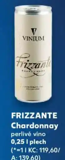 Kaufland FRIZZANTE Chardonnay perlivé víno nabídka