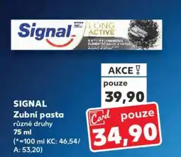Kaufland SIGNAL Zubní pasta nabídka