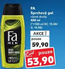 Kaufland FA Sprchový gel nabídka