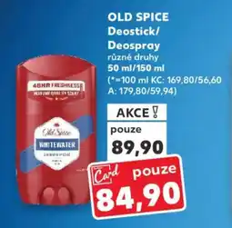 Kaufland OLD SPICE Deostick/ Deospray nabídka
