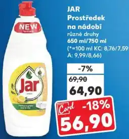 Kaufland JAR Prostředek na nádobí nabídka
