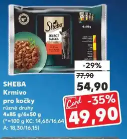 Kaufland SHEBA Krmivo pro kočky nabídka