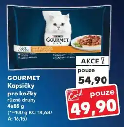 Kaufland GOURMET Kapsičky pro kočky nabídka