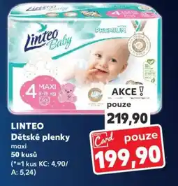 Kaufland LINTEO Dětské plenky nabídka