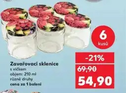 Kaufland Zavařovací sklenice nabídka