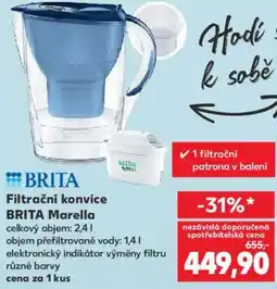 Kaufland Filtrační konvice BRITA Marella nabídka