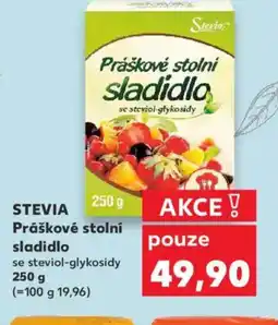 Kaufland STEVIA Práškové stolní sladidlo nabídka