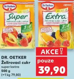 Kaufland DR. OETKER Želírovací cukr super/extra nabídka
