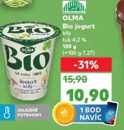 Kaufland OLMA Bio jogurt bílý nabídka