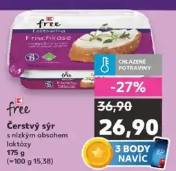Kaufland Čerstvý sýr s nízkým obsahem laktózy nabídka